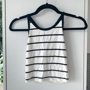 Black & White | Striped | ME to WE | Crop Top